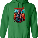 Terrifier 2 No Escape Graphic Pullover Hoodie - Green