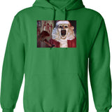 Terrifier 3 Art The Christmas Clown 688 Graphic Pullover Hoodie - Green