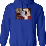 Terrifier 3 Art The Christmas Clown 688 Graphic Pullover Hoodie - Blue