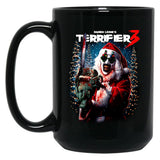 Terrifier 3 Merry Mayhem Black Coffee Mug, Gift Coffee Mug - Black