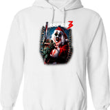Terrifier 3 Merry Mayhem Graphic Pullover Hoodie - White