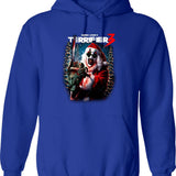 Terrifier 3 Merry Mayhem Graphic Pullover Hoodie - Blue