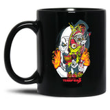 Terrifier 3 Season of Slaughter Black Coffee Mug, Gift Coffee Mug