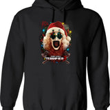 Terrifier 3 Yuletide Terror Graphic Pullover Hoodie - Black