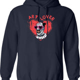 Terrifier Art The Clown Lover Graphic Pullover Hoodie - Navy