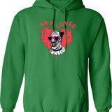 Terrifier Art The Clown Lover Graphic Pullover Hoodie - Green