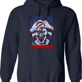 Terrifier Art_s Killing Joke Graphic Pullover Hoodie - Navy