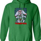 Terrifier Art_s Killing Joke Graphic Pullover Hoodie - Green