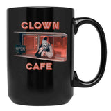 Terrifier Clown Cafe Essential Black Coffee Mug, Gift Coffee Mug