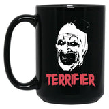 Terrifier Clown Classic Black Coffee Mug, Gift Coffee Mug - Black