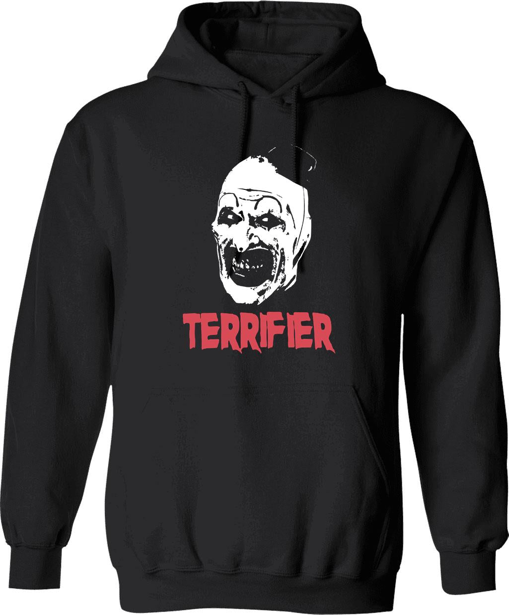 Terrifier Clown Classic Graphic Pullover Hoodie - Black