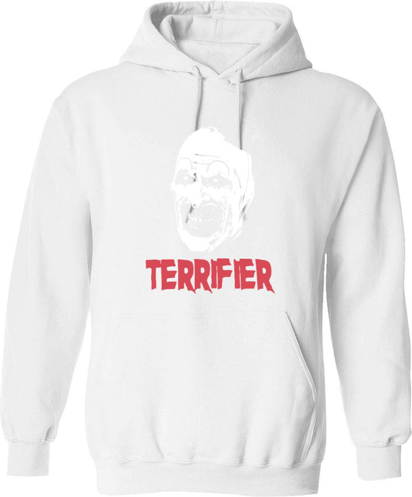 Terrifier Clown Classic Graphic Pullover Hoodie - White