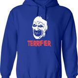 Terrifier Clown Classic Graphic Pullover Hoodie - Blue