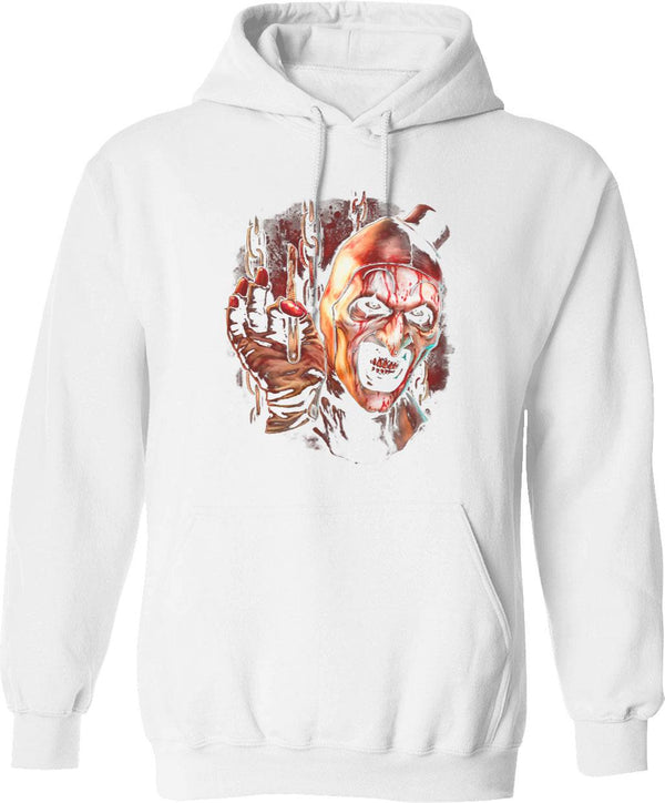 Terrifier Final Cut Graphic Pullover Hoodie - White