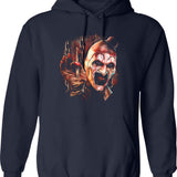 Terrifier Final Cut Graphic Pullover Hoodie - Navy