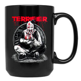 Terrifier Hush Little Baby Black Coffee Mug, Gift Coffee Mug