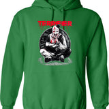 Terrifier Hush Little Baby Graphic Pullover Hoodie - Green