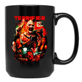 Terrifier Man of The Hour Black Coffee Mug, Gift Coffee Mug