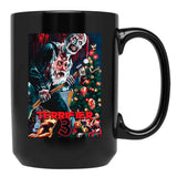 Terrifier Merry Christmas - Art The Clown Black Coffee Mug, Gift Coffee Mug