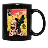 Terrifier Mister Nice Clown Black Coffee Mug, Gift Coffee Mug - Black
