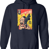 Terrifier Mister Nice Clown Graphic Pullover Hoodie - Navy