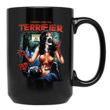 Terrifier No Exit Black Coffee Mug, Gift Coffee Mug