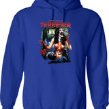 Terrifier No Exit Graphic Pullover Hoodie - Blue