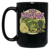 The Herculoids 1967 Black Coffee Mug, Gift Coffee Mug - Black