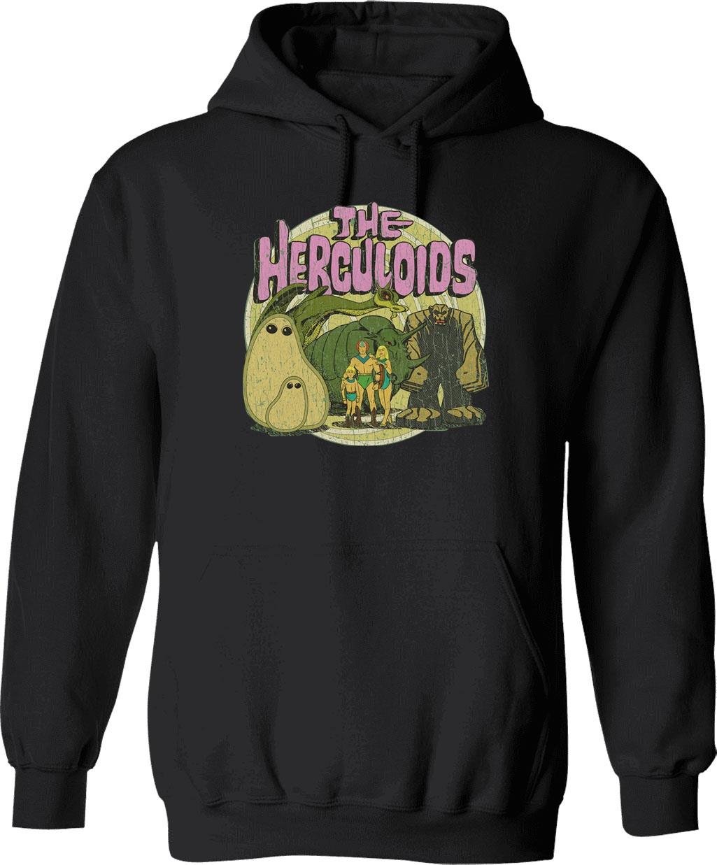 The Herculoids 1967 Graphic Pullover Hoodie - Black