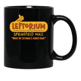 The Leftorium Store Black Coffee Mug, Gift Coffee Mug - Black
