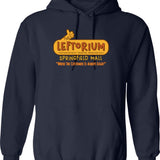 The Leftorium Store Graphic Pullover Hoodie - Navy