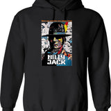 The Legend of Billy Jack Poster Graphic Pullover Hoodie - Black