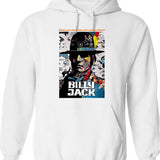 The Legend of Billy Jack Poster Graphic Pullover Hoodie - White