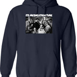 The One Who Flew Over The Cuckoos Nest Graphic Pullover Hoodie - Navy