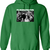 The One Who Flew Over The Cuckoos Nest Graphic Pullover Hoodie - Green