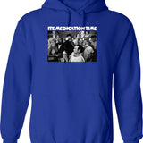 The One Who Flew Over The Cuckoos Nest Graphic Pullover Hoodie - Blue