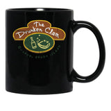 The drunken clam Black Coffee Mug, Gift Coffee Mug - Black