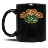 The drunken clam Black Coffee Mug, Gift Coffee Mug