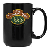 The drunken clam Black Coffee Mug, Gift Coffee Mug