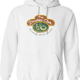 The drunken clam Graphic Pullover Hoodie - White