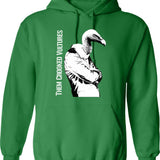 Them Crooked Vulture Graphic Pullover Hoodie - Green