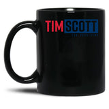 Tim Scott for President 2024 Black Coffee Mug, Gift Coffee Mug