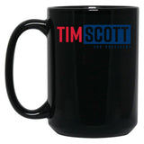Tim Scott for President 2024 Black Coffee Mug, Gift Coffee Mug - Black