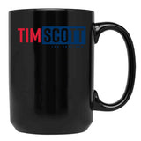 Tim Scott for President 2024 Black Coffee Mug, Gift Coffee Mug