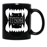 Titsoak Black Coffee Mug, Gift Coffee Mug - Black