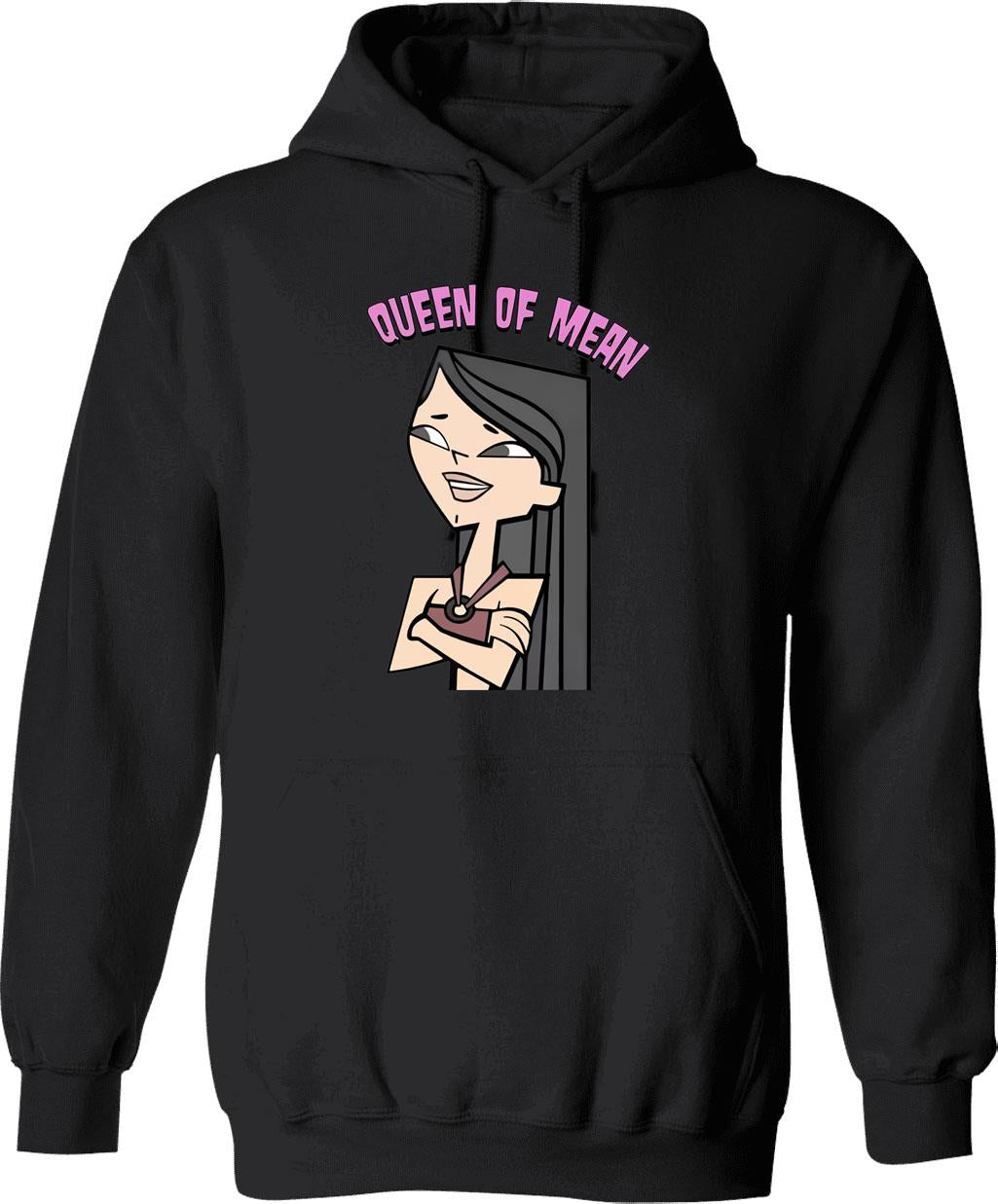 Total Drama Island Heather Graphic Pullover Hoodie - Black