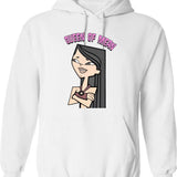 Total Drama Island Heather Graphic Pullover Hoodie - White