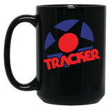 Tracker Trucks Vintage Logo Classic Black Coffee Mug, Gift Coffee Mug - Black