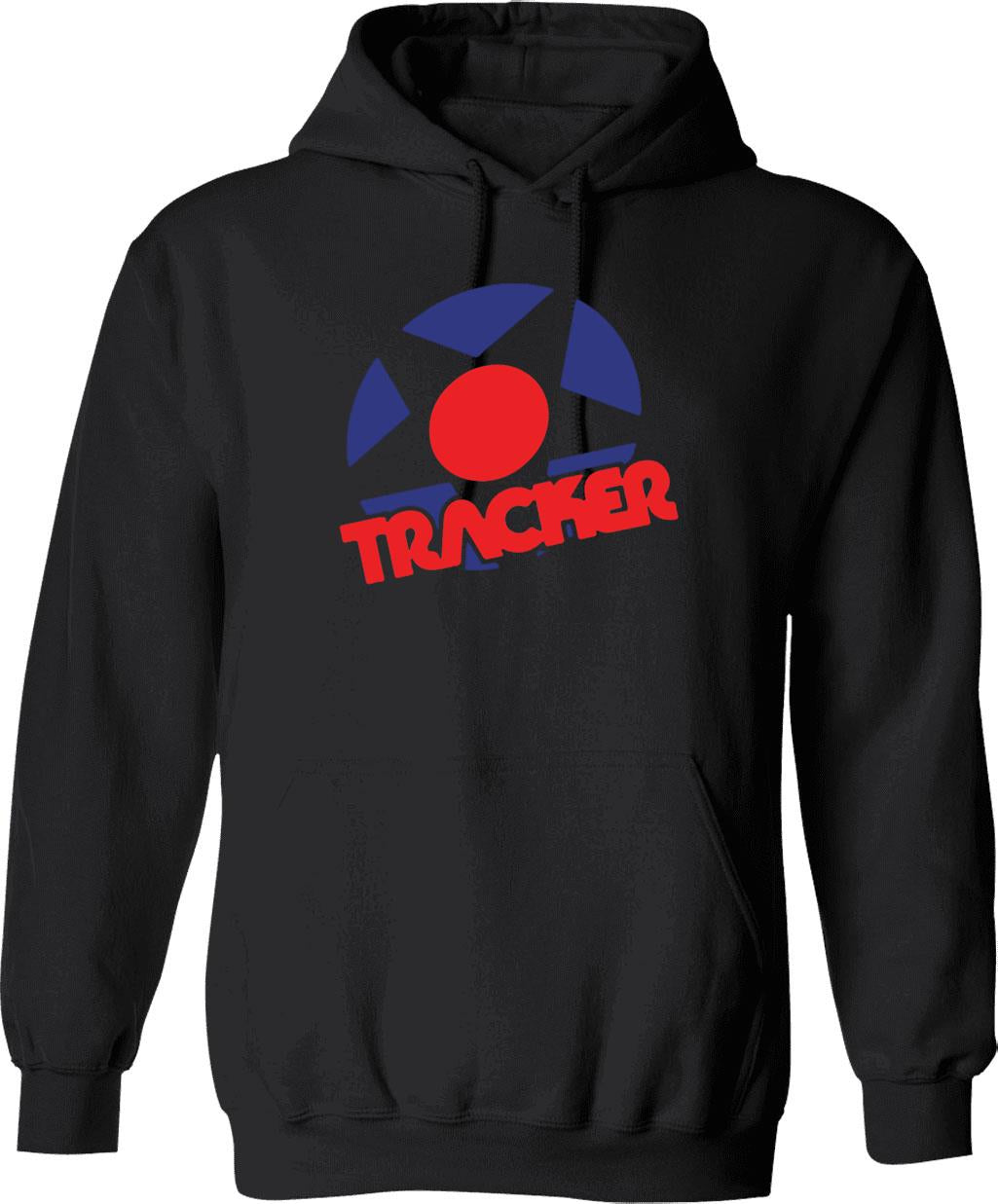 Tracker Trucks Vintage Logo Classic Graphic Pullover Hoodie - Black