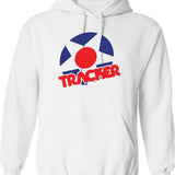 Tracker Trucks Vintage Logo Classic Graphic Pullover Hoodie - White
